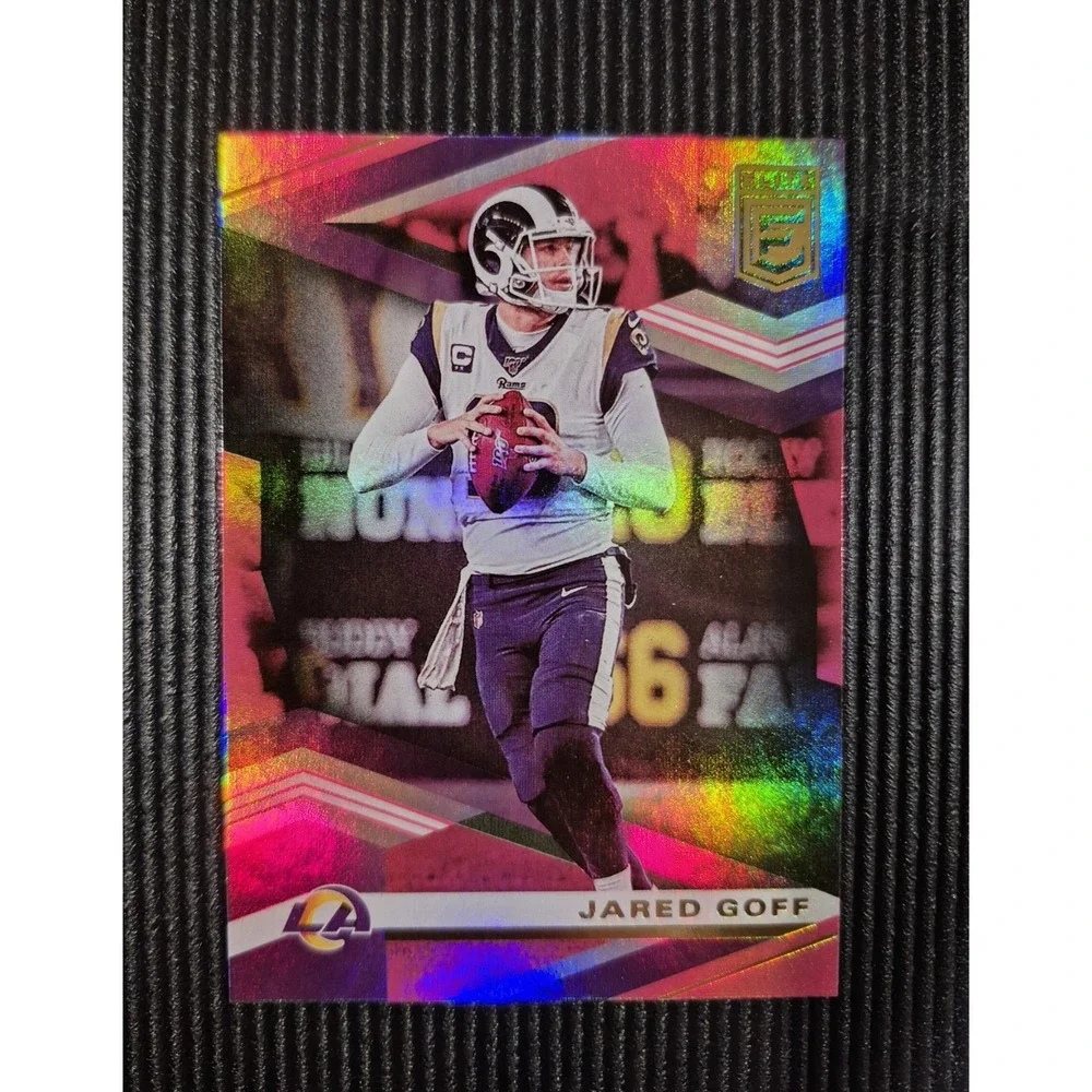 2020 Donruss Elite Jared Goff #89 Pink Foil  Los Angeles Rams/Detroit Lions